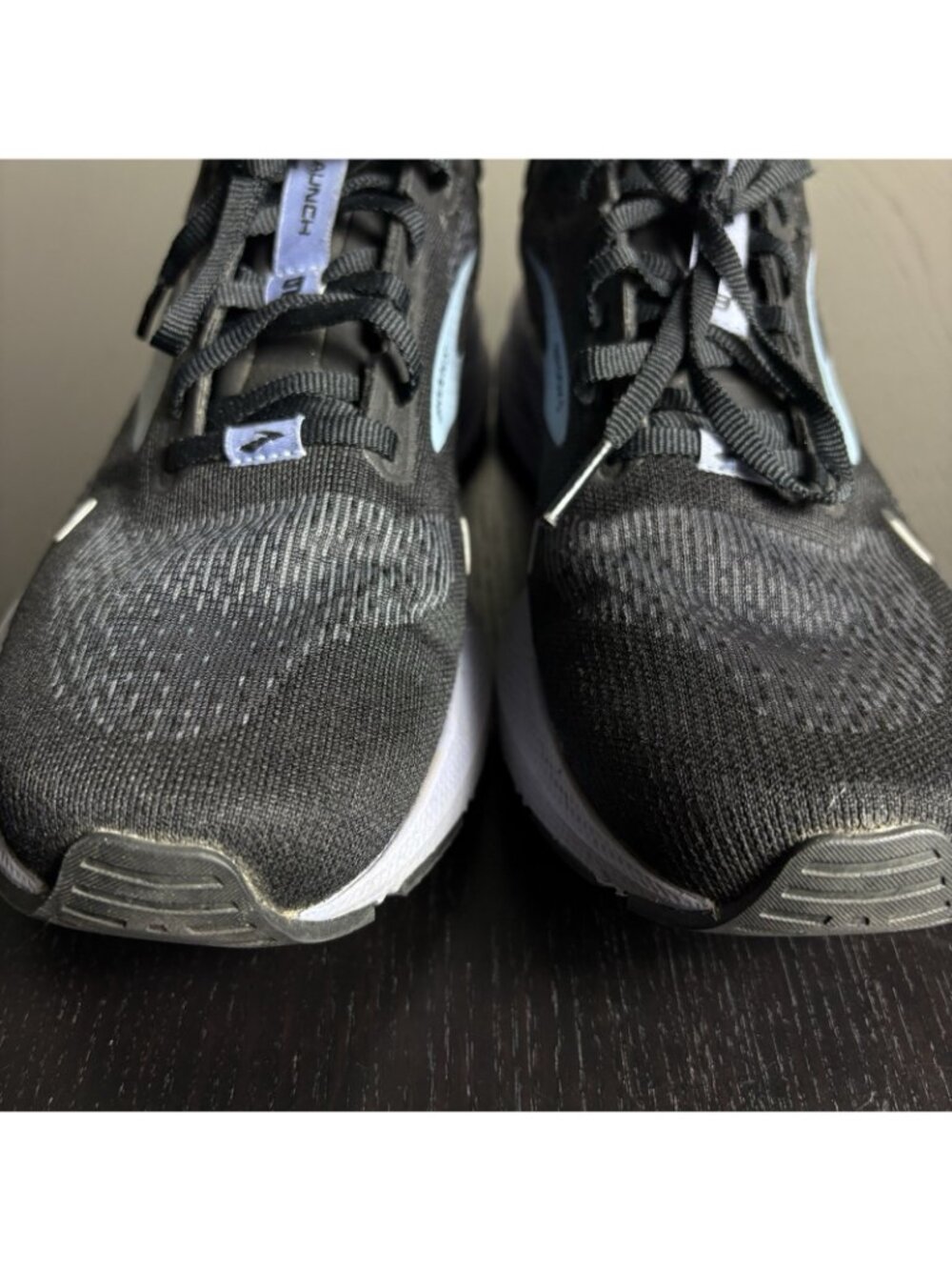 BROOKS Womens Size 7.5 Black Launch 9 Running Shoes Sneakers - Picture 6 of 11